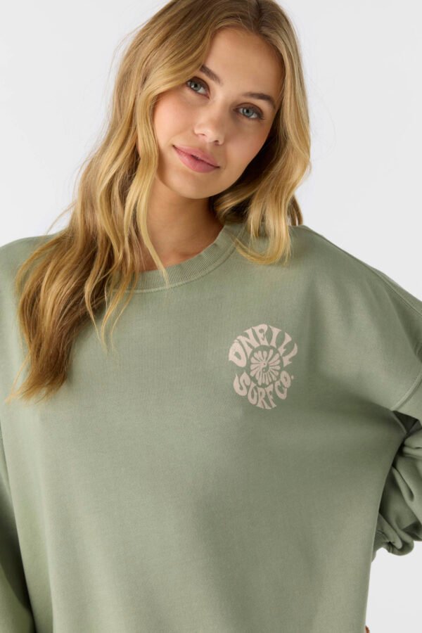 CREWNECK OVERSIZED-FIT FLEECE PULLOVER - Image 4