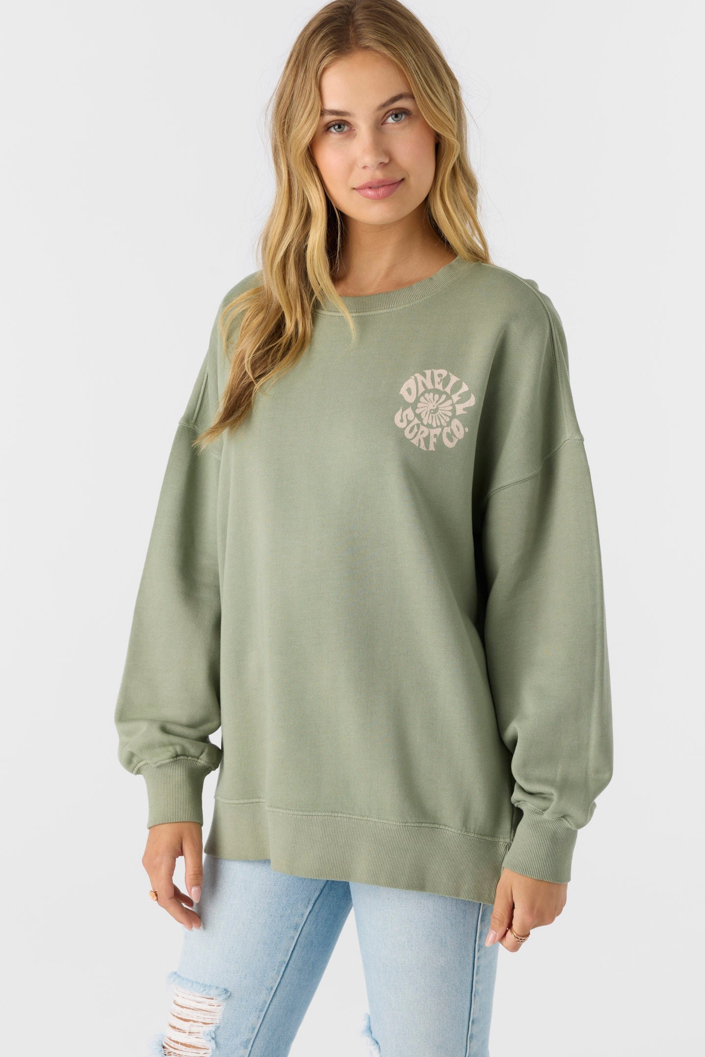 CREWNECK OVERSIZED-FIT FLEECE PULLOVER - Image 5