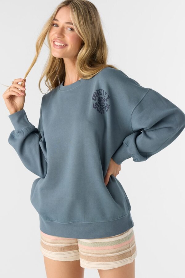 CREWNECK OVERSIZED-FIT FLEECE PULLOVER - Image 2