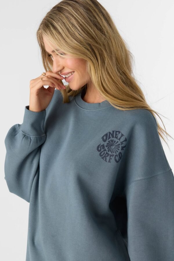 CREWNECK OVERSIZED-FIT FLEECE PULLOVER - Image 5