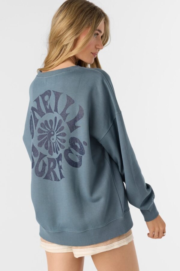 CREWNECK OVERSIZED-FIT FLEECE PULLOVER