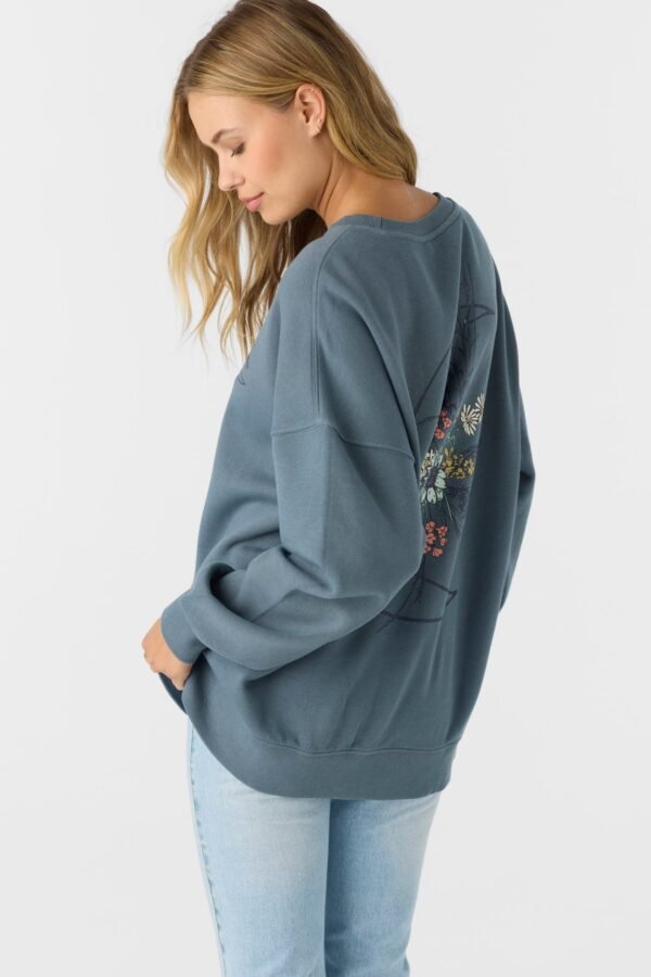CREWNECK OVERSIZED-FIT FLEECE PULLOVER - Image 6