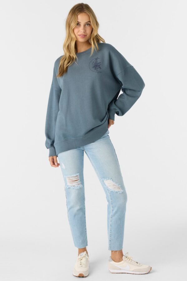 CREWNECK OVERSIZED-FIT FLEECE PULLOVER - Image 3