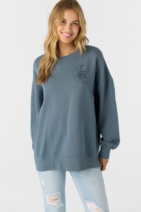 CREWNECK OVERSIZED-FIT FLEECE PULLOVER - Image 8