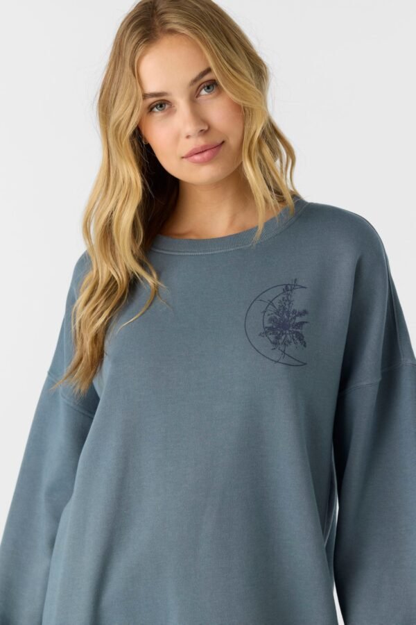 CREWNECK OVERSIZED-FIT FLEECE PULLOVER - Image 4