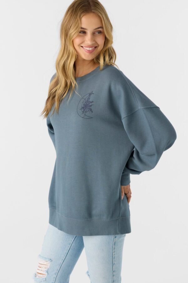 CREWNECK OVERSIZED-FIT FLEECE PULLOVER - Image 5