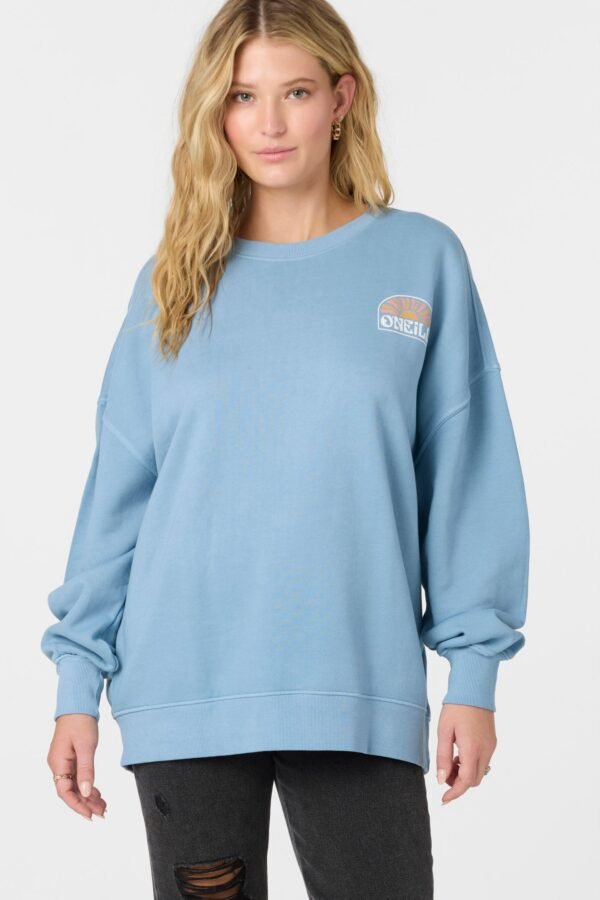 OVERSIZED-FIT CREWNECK FLEECE PULLOVER - Image 4