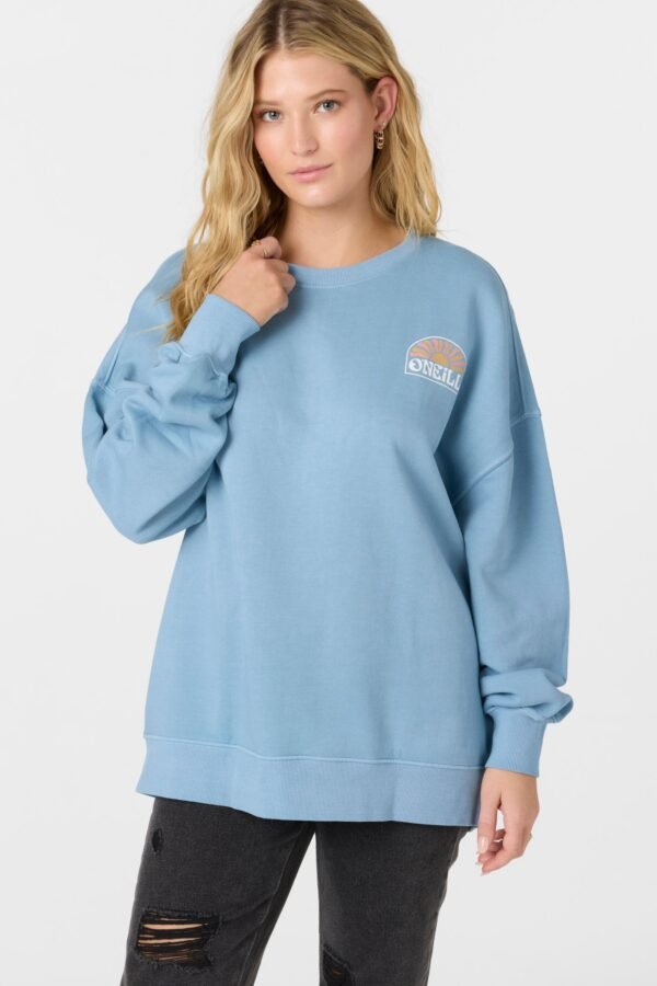 OVERSIZED-FIT CREWNECK FLEECE PULLOVER - Image 2