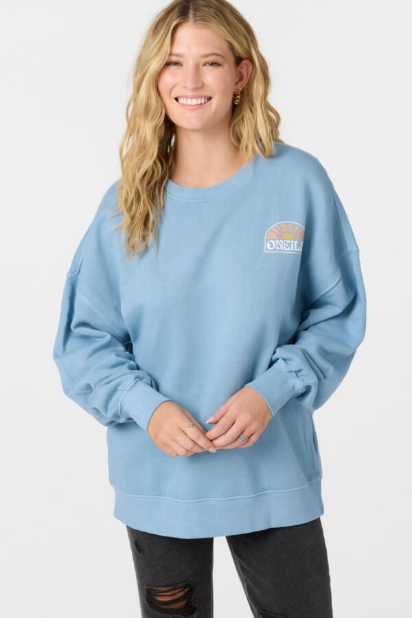 OVERSIZED-FIT CREWNECK FLEECE PULLOVER - Image 8