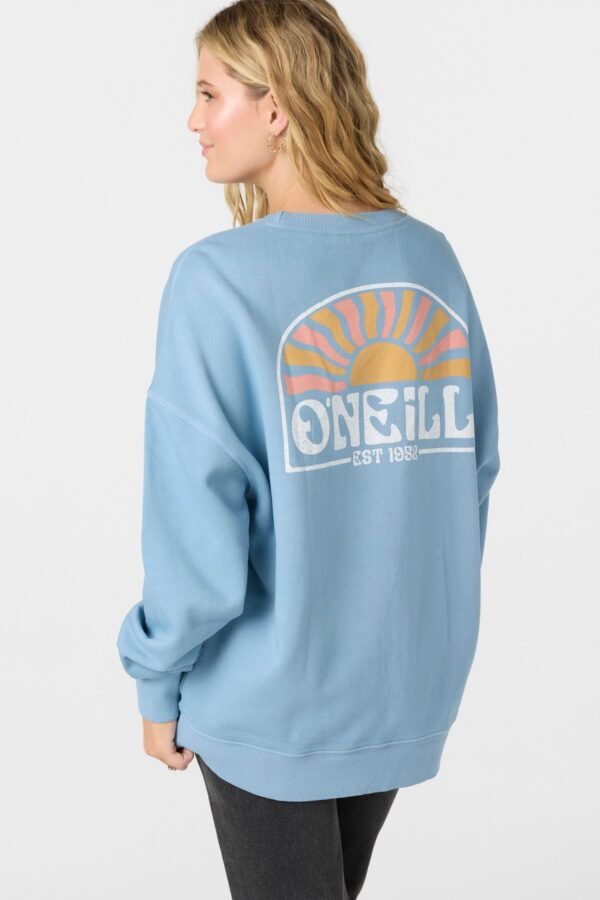 OVERSIZED-FIT CREWNECK FLEECE PULLOVER