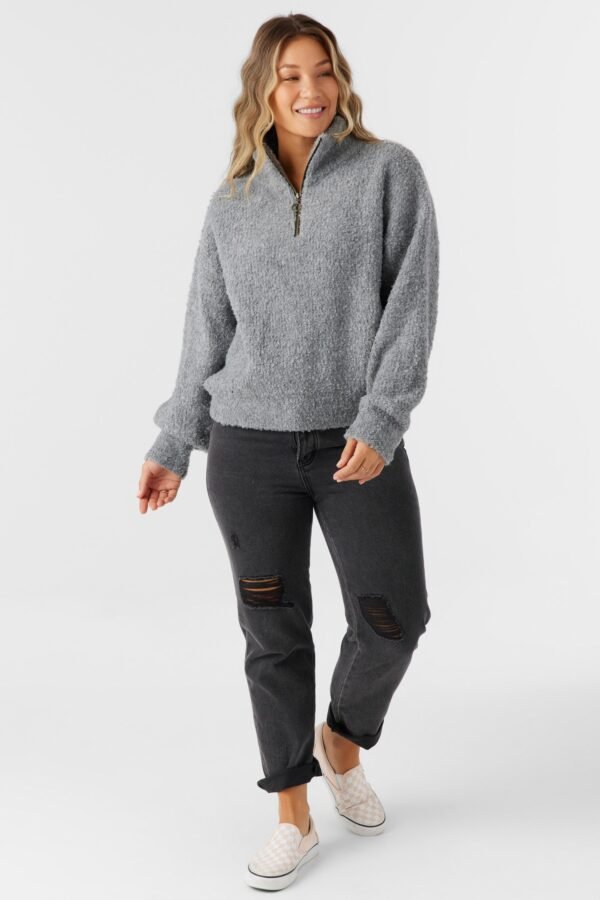 MOCKNECK HALF-ZIP SWEATER - Image 3