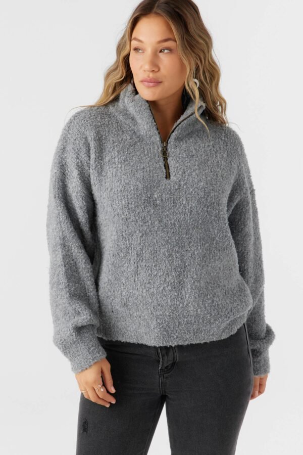 MOCKNECK HALF-ZIP SWEATER - Image 2