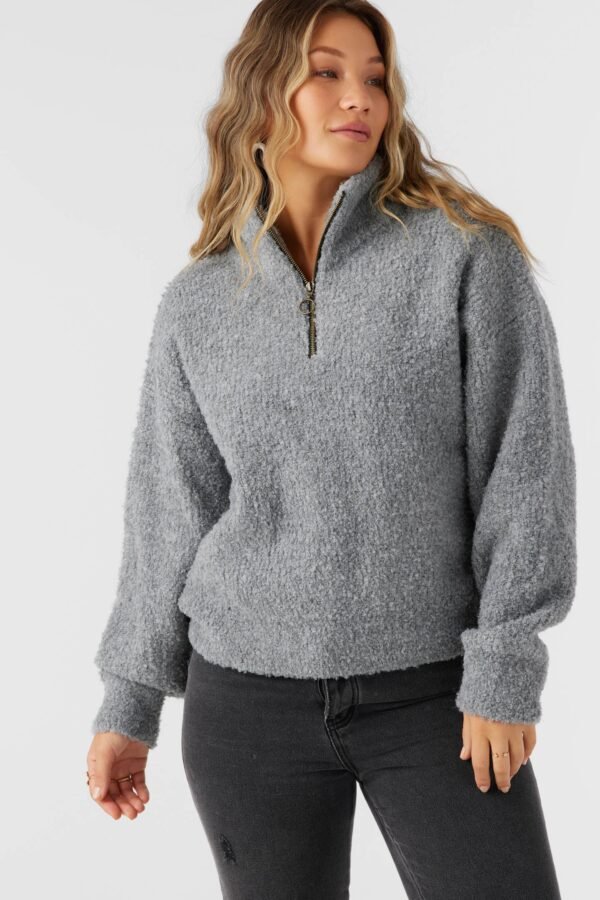 MOCKNECK HALF-ZIP SWEATER - Image 8