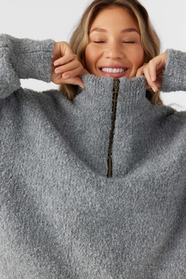 MOCKNECK HALF-ZIP SWEATER - Image 7
