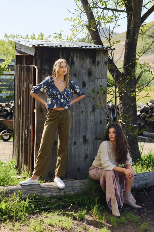 COTTON TWILL UTILITY PANTS - Image 3