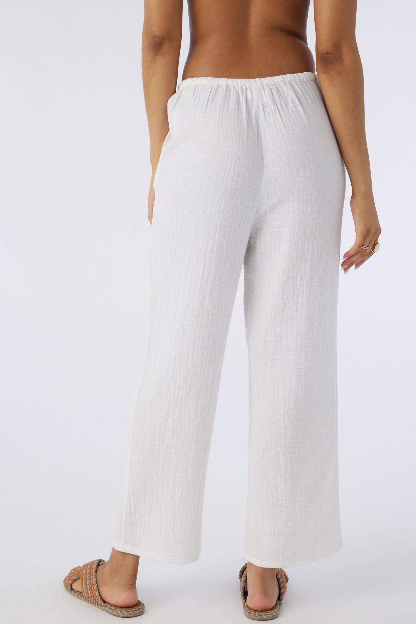 CRINKLE DOUBLE GAUZE BEACH PANTS - Image 6
