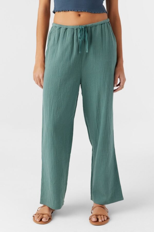 CRINKLE DOUBLE GAUZE BEACH PANTS - Image 4