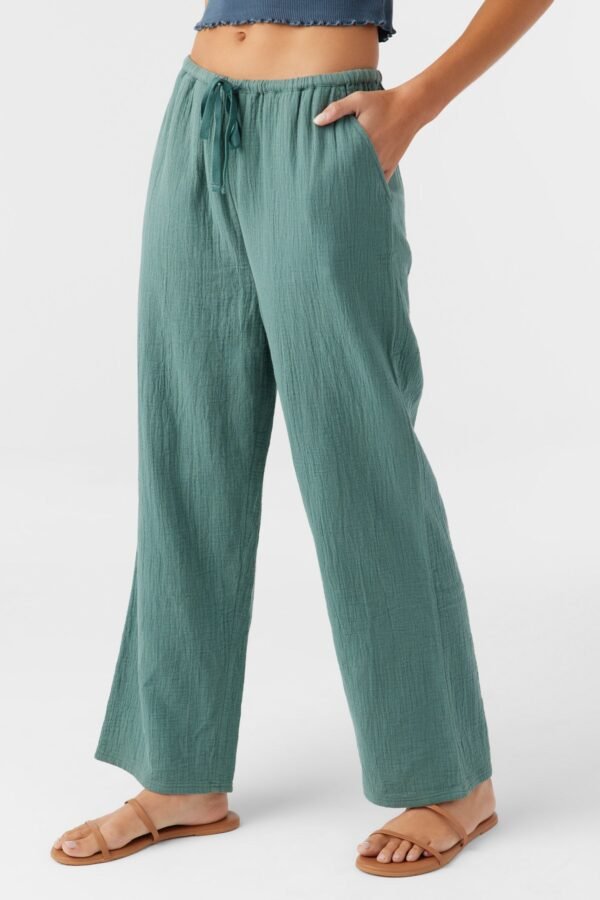 CRINKLE DOUBLE GAUZE BEACH PANTS - Image 5