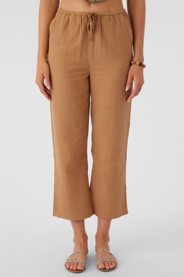 CRINKLE DOUBLE GAUZE BEACH PANTS - Image 4