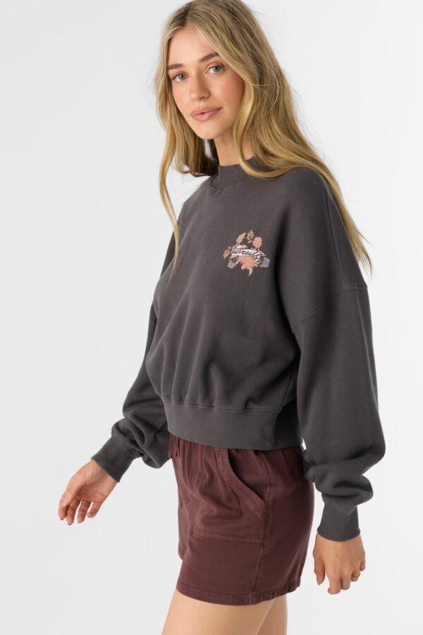 CREW NECK CROPPED FLEECE - Image 5