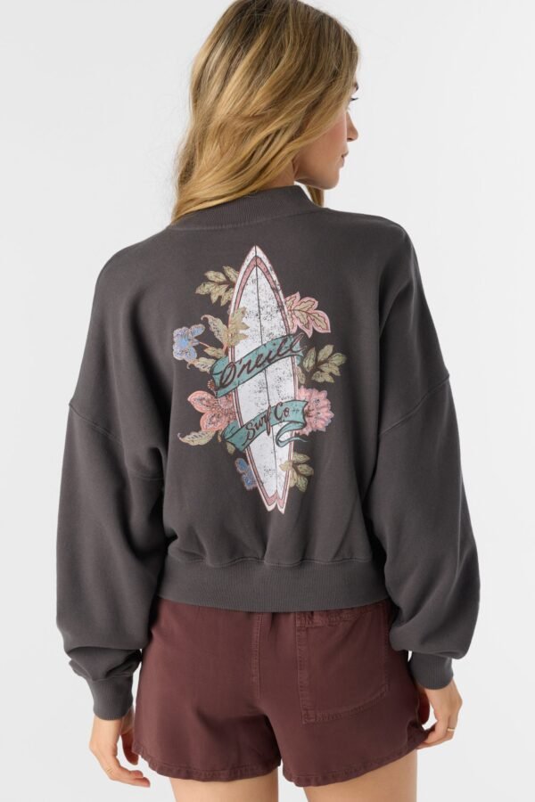 CREW NECK CROPPED FLEECE - Image 6