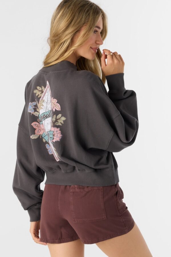 CREW NECK CROPPED FLEECE - Image 2