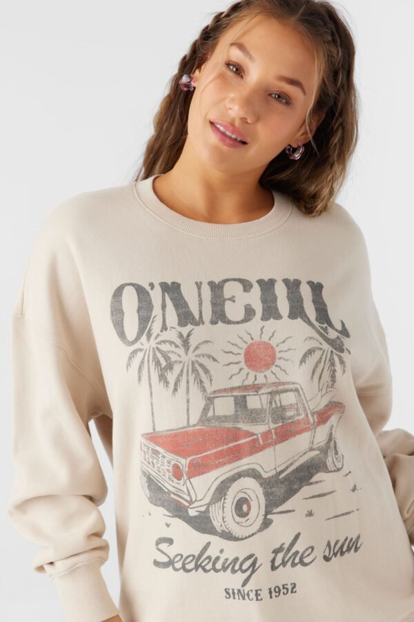 CREWNECK OVERSIZED-FIT FLEECE PULLOVER - Image 4