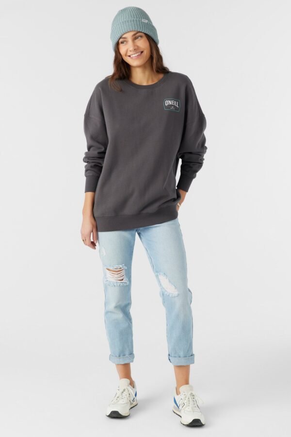 CREWNECK OVERSIZED-FIT FLEECE PULLOVER - Image 3
