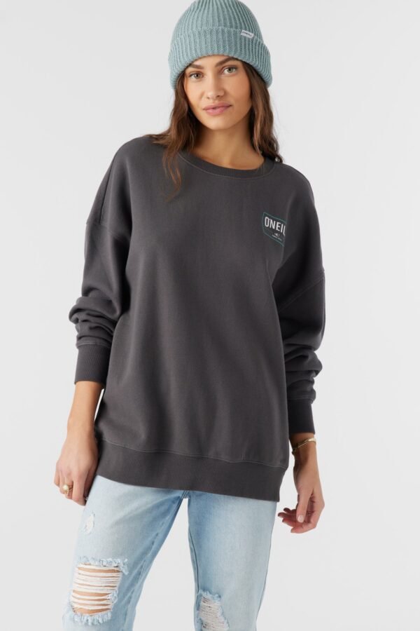 CREWNECK OVERSIZED-FIT FLEECE PULLOVER - Image 2
