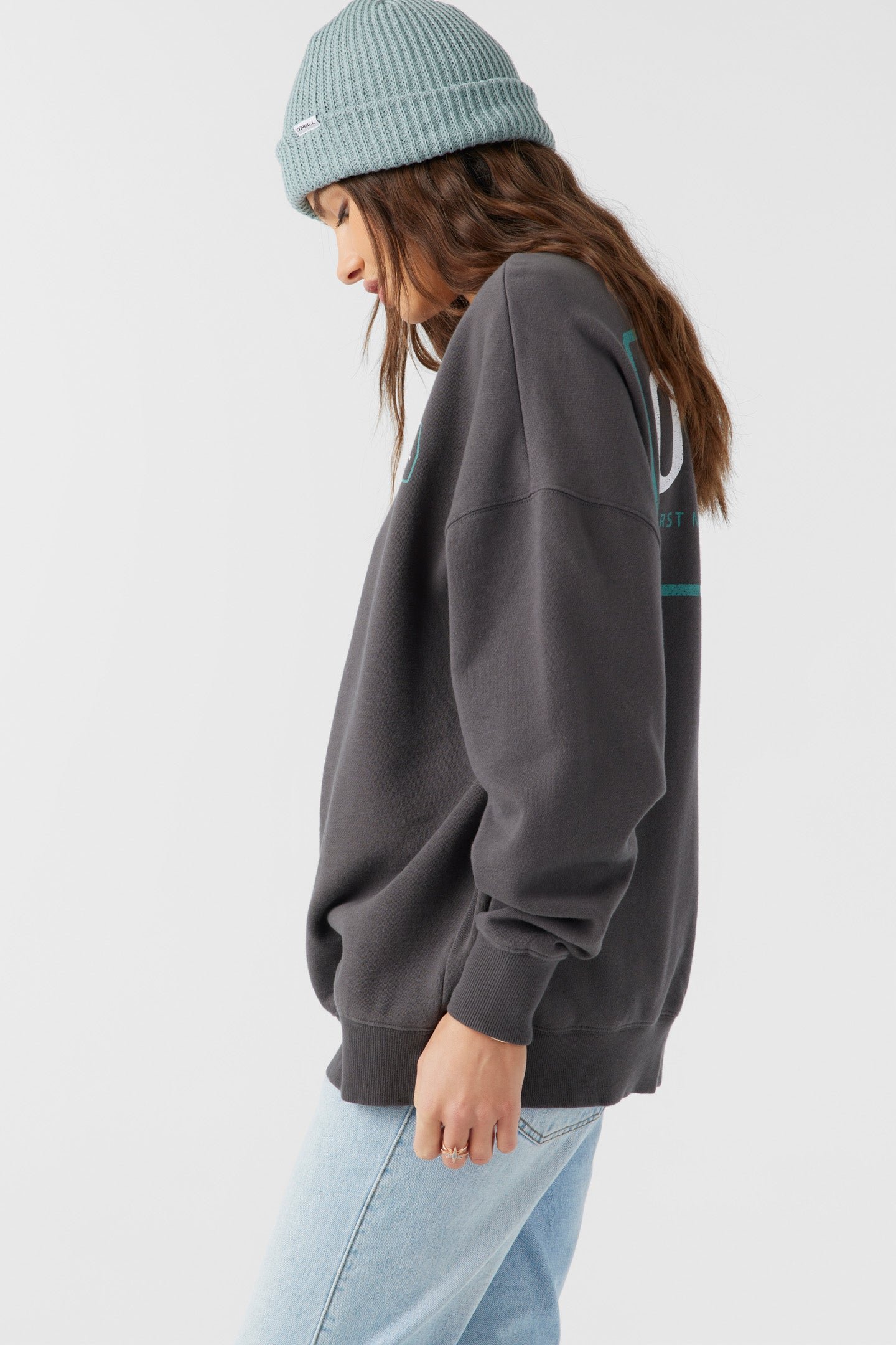 CREWNECK OVERSIZED-FIT FLEECE PULLOVER - Image 5