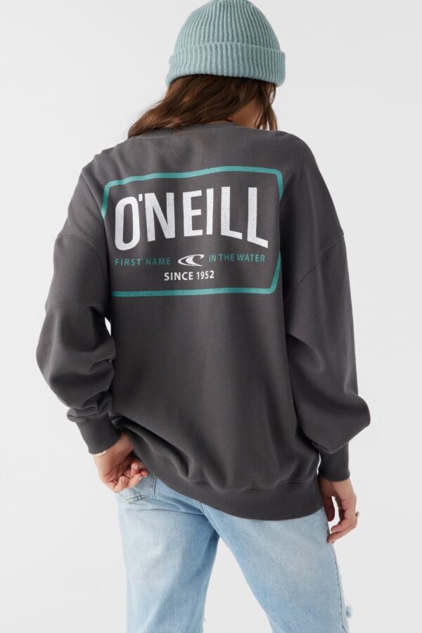 CREWNECK OVERSIZED-FIT FLEECE PULLOVER
