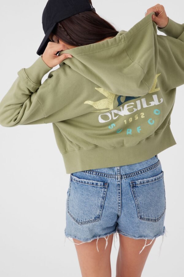 HOODED ZIP FLEECE JACKET - Image 9