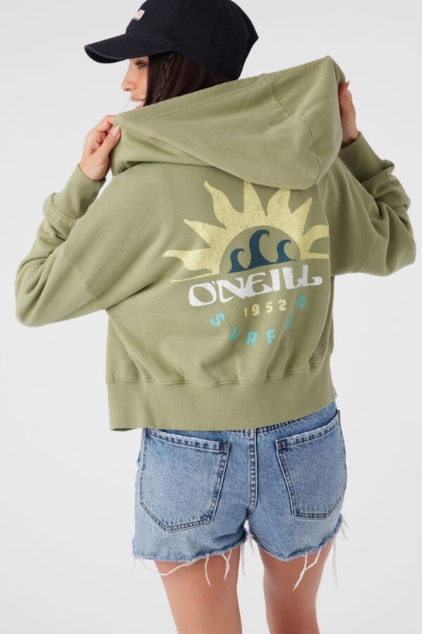HOODED ZIP FLEECE JACKET - Image 4