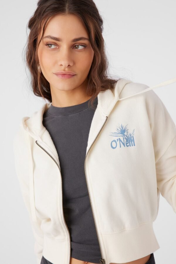 HOODED ZIP FLEECE JACKET - Image 4
