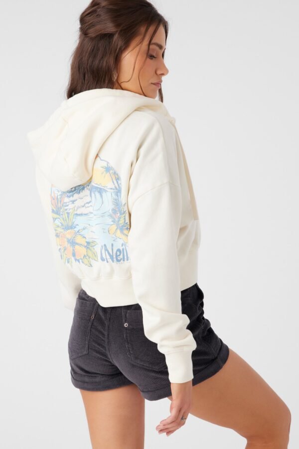 HOODED ZIP FLEECE JACKET - Image 5