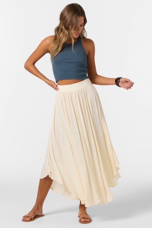 SOLID MAXI SKIRT - Image 3