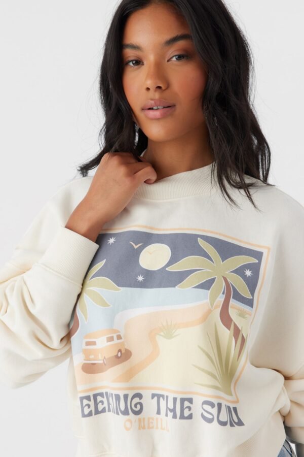 SLOW MOMENT CROP FLEECE - Image 4