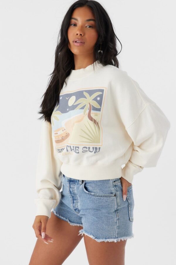 SLOW MOMENT CROP FLEECE - Image 6