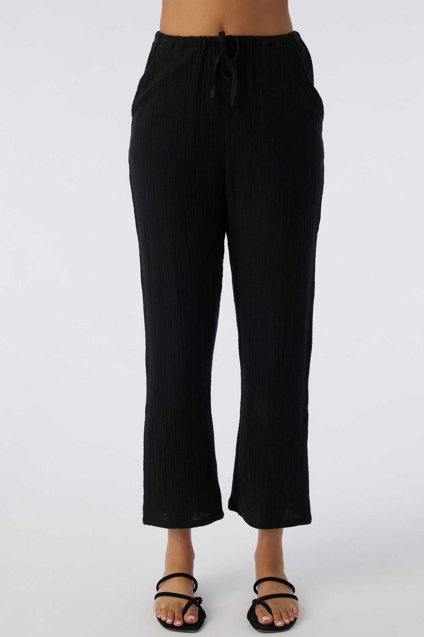 CRINKLE DOUBLE GAUZE BEACH PANTS - Image 4