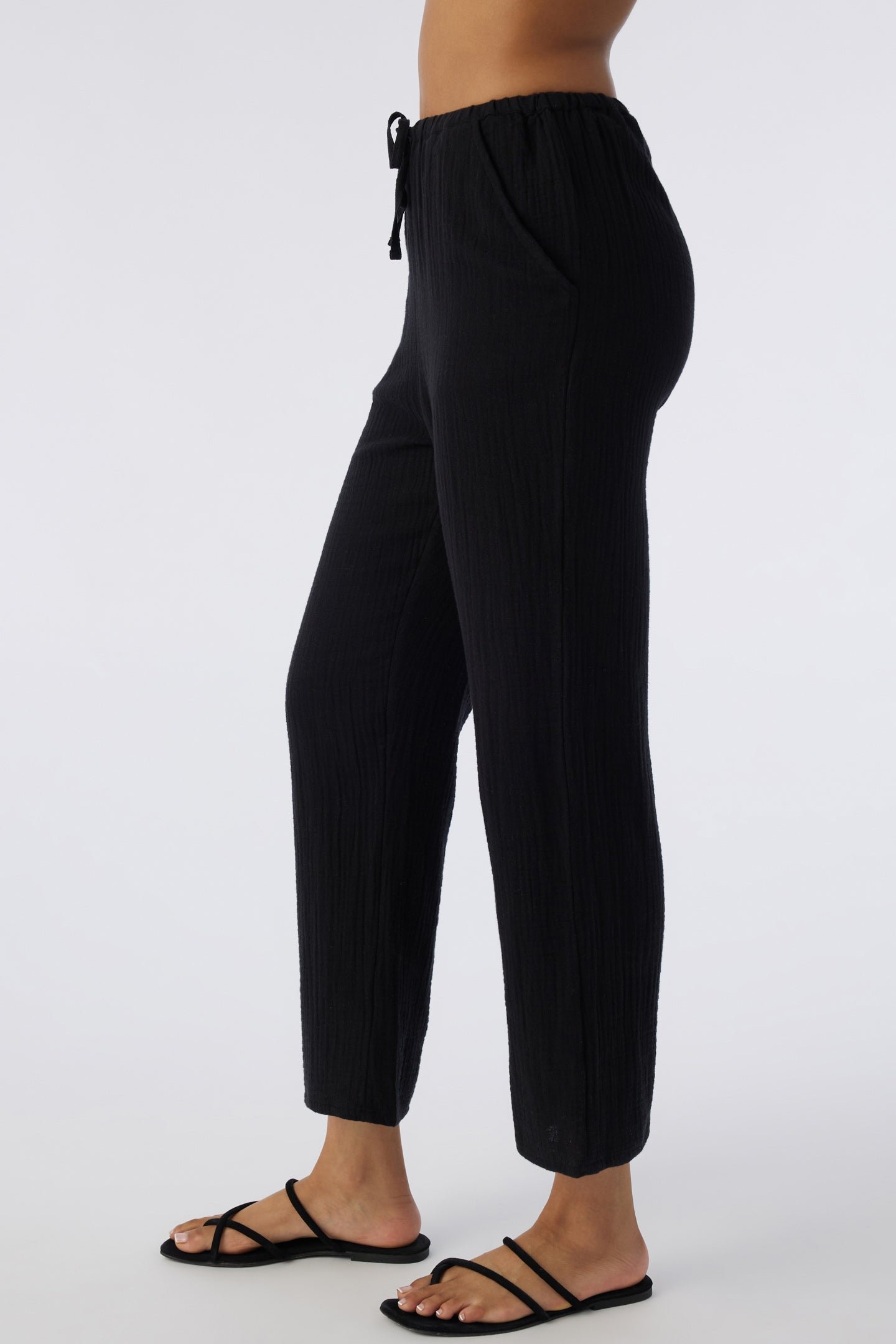 CRINKLE DOUBLE GAUZE BEACH PANTS - Image 5